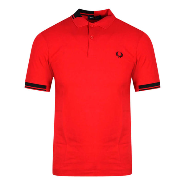 Fred Perry Abstract Collar M8648 956 Red Polo ShirtFred PerryPolo Shirt£70.0£70.0Calle Couture