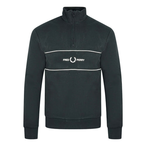 Fred Perry M9592 102 Grey Half Zip Pull-Over Black JumperFred PerryJumper£95.0£95.0Calle Couture