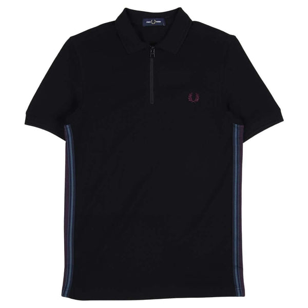 Fred Perry Taped Zip M9599 102 Black Polo ShirtFred PerryPolo Shirt£80.0£80.0Calle Couture