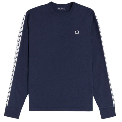 Fred Perry Tape Logo Navy Blue Long-Sleeve T-ShirtFred PerryT-Shirt£60.0£60.0Calle Couture